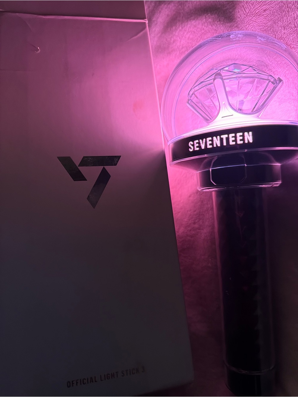 SEVENTEEN Official Light Stick - Pink